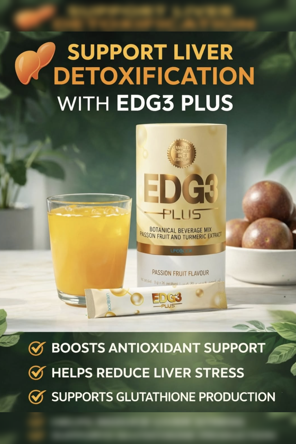 Edge 3 Plus Immune Boosting Drink (20 Sachets)